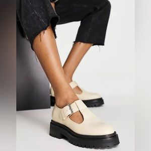 NWOT; & Other Stories chunky brogue in off white